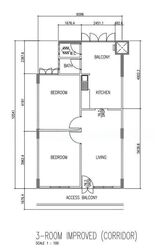 Blk 2 Hougang Avenue 3 (Hougang), HDB 3 Rooms #609474691